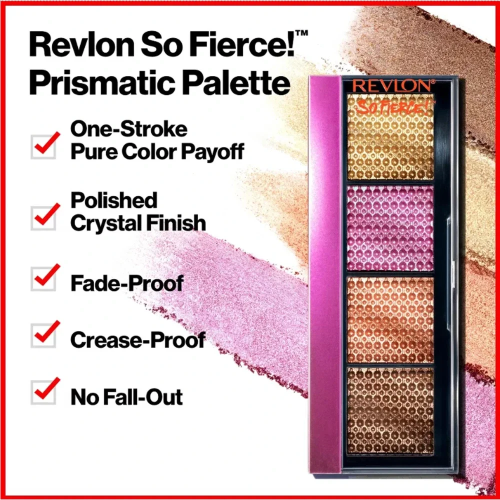 REVLON Eye Shadow Quad So Fierce! Prismatic Halo, 963 Slight Flex Neutrals
